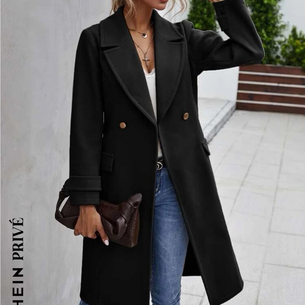 SHEIN black coat